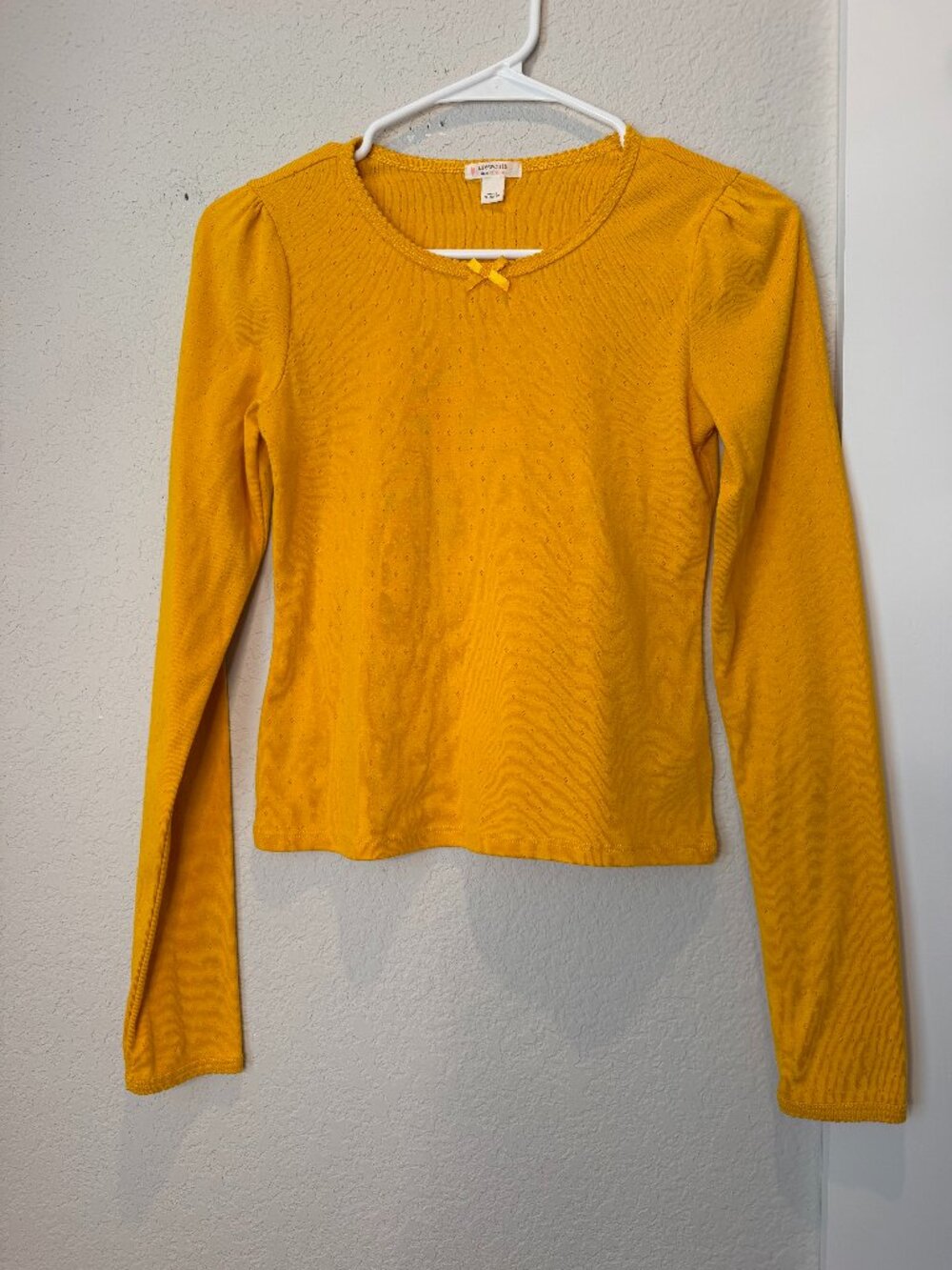 Girl's J. Crew Crewcuts Yellow Shirt Size XL